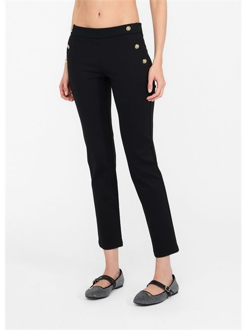 Pantaloni skinny con bottoni LIU JO | MF5348J9189/22222
